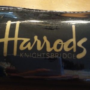 Black Patent Harrods Make up Case